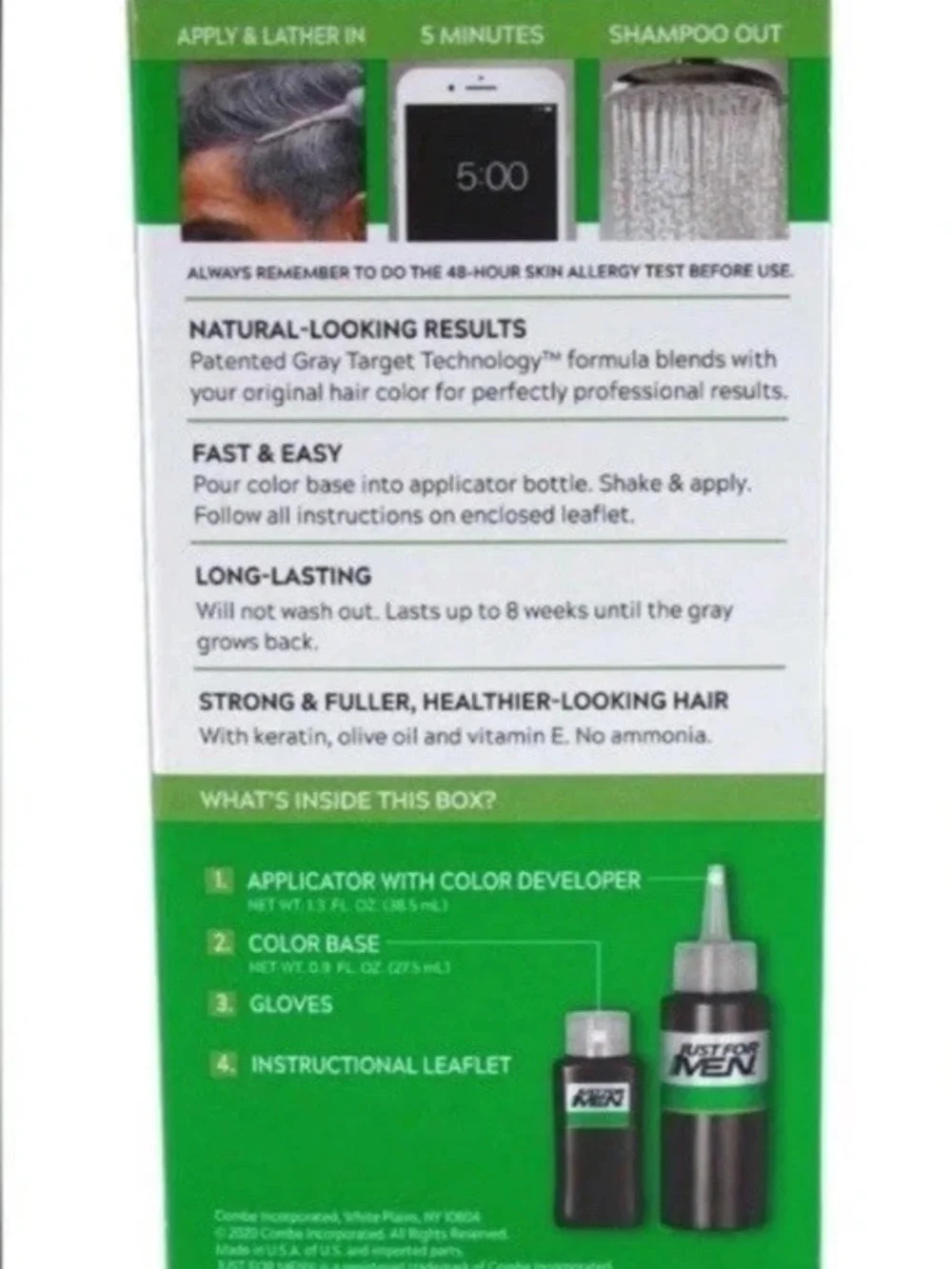 Just For Men shampoo color